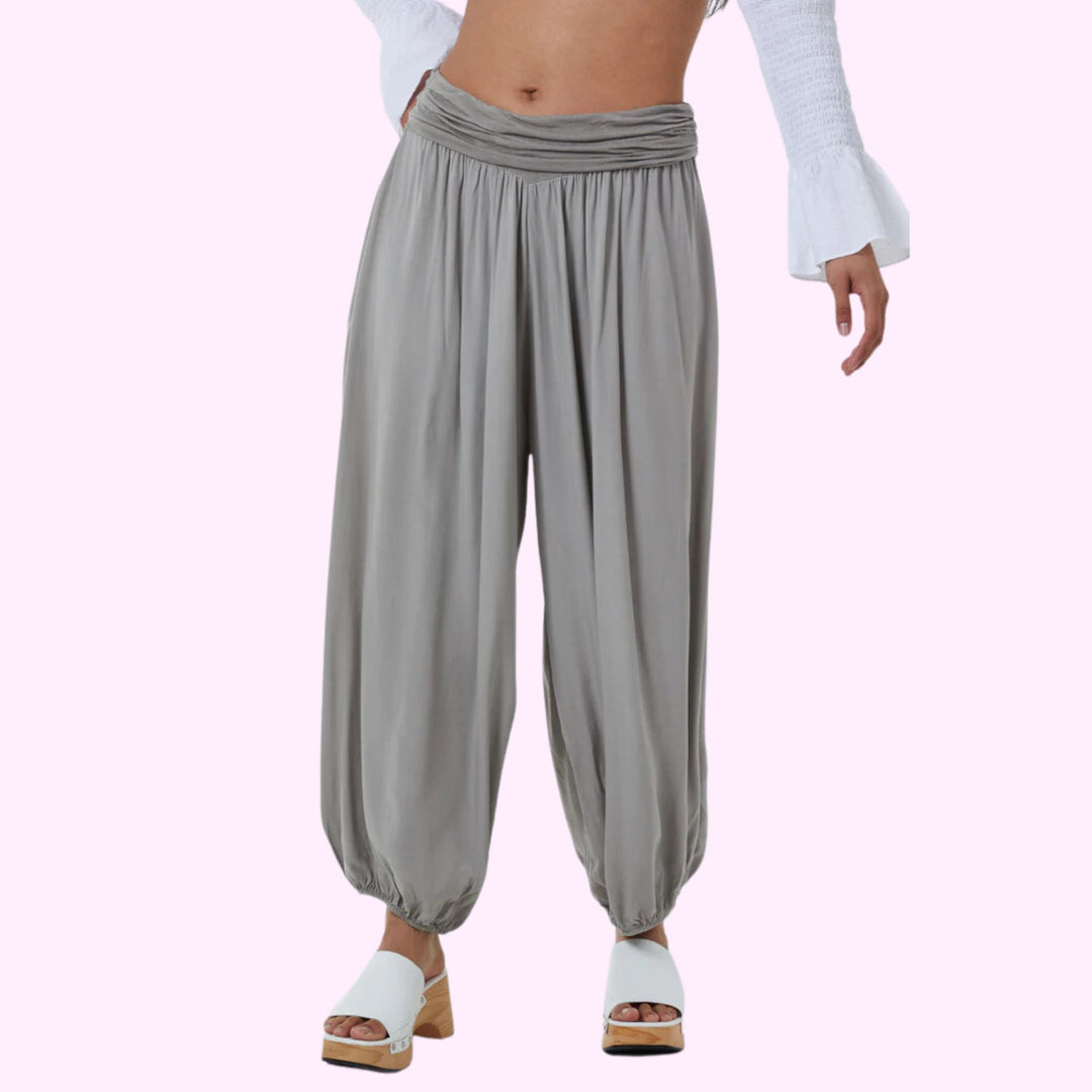 HAREM JERSEY WAISTBAND TROUSERS