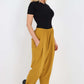 Italian Pleated Cotton Trousers With Side Pockets