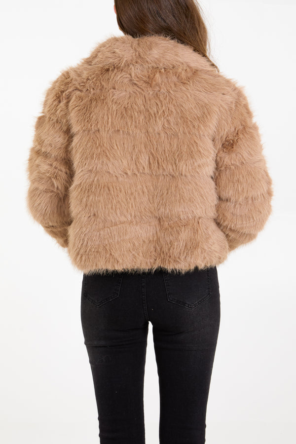 Faux Fur Pelted Jacket