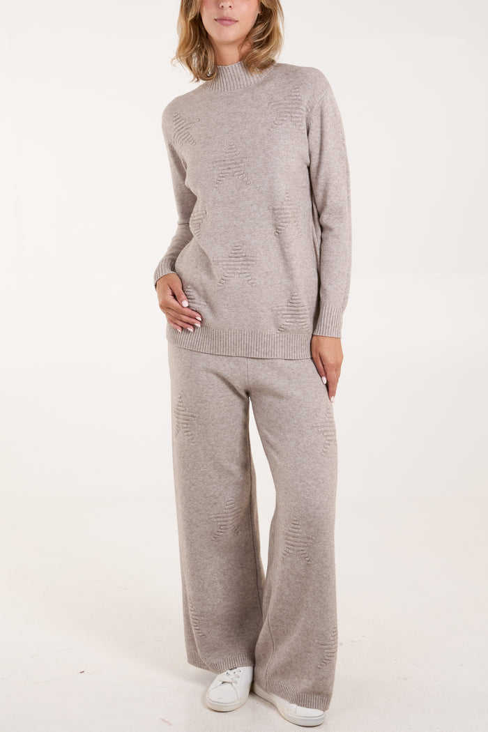 Knitted Star Jumper & Trouser Co-Ord