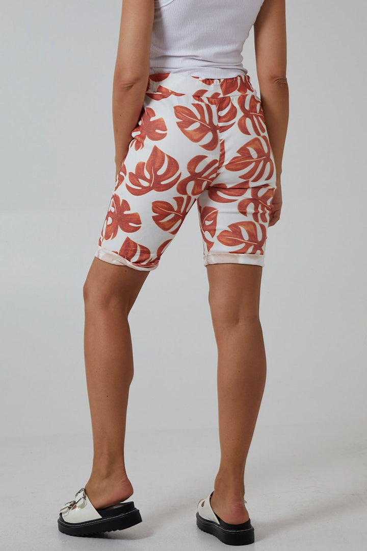 Monstera Leaf Super Stretch Shorts