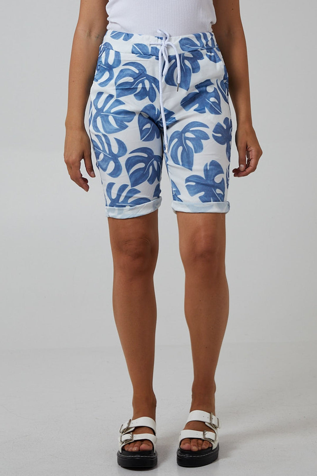 Monstera Leaf Super Stretch Shorts