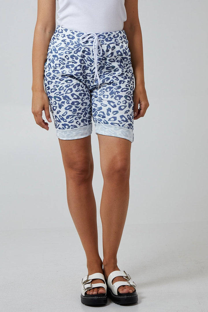 Leopard Print Super Stretch Shorts