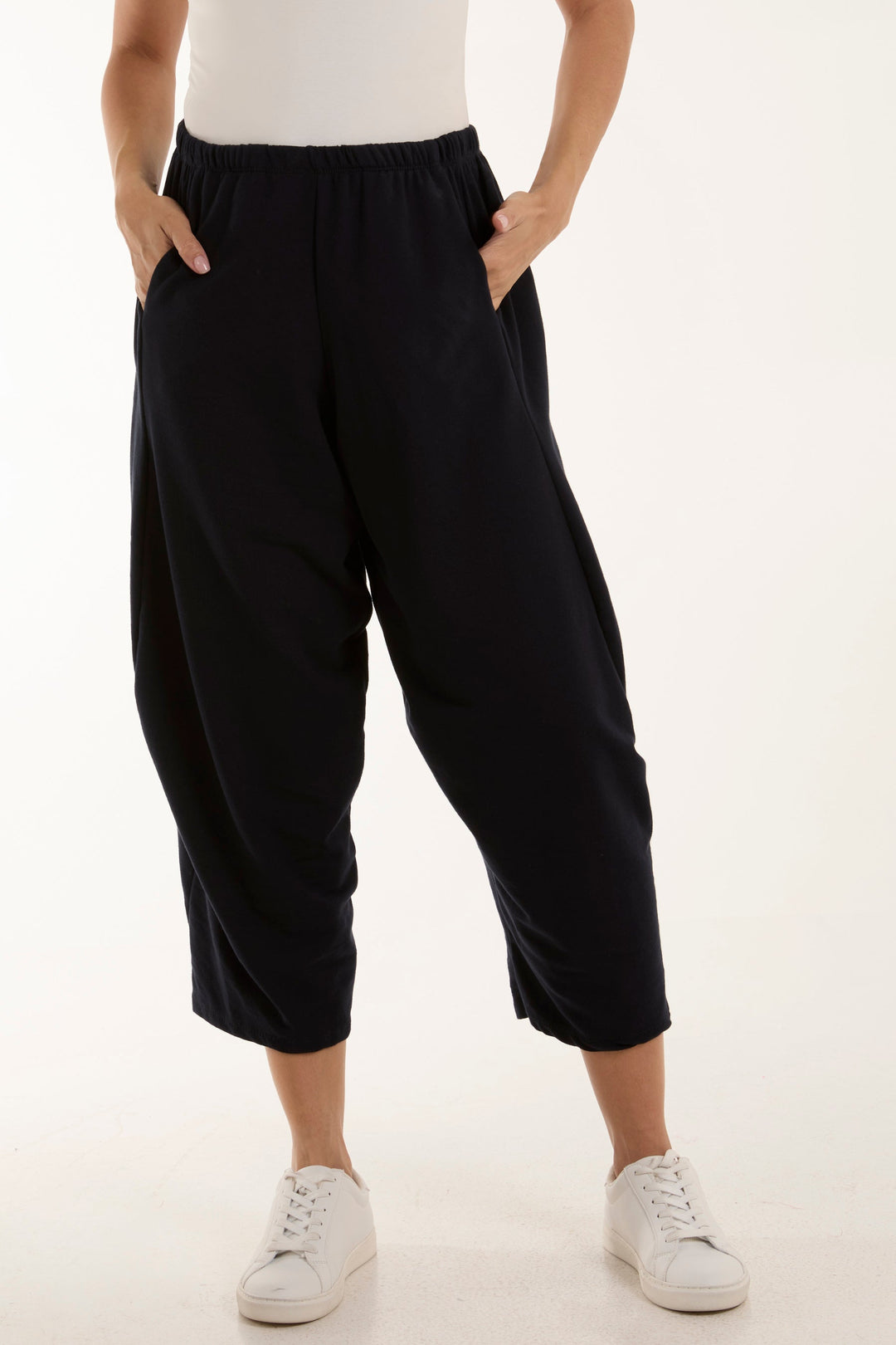 Jersey Pockets Relaxed Fit Trousers