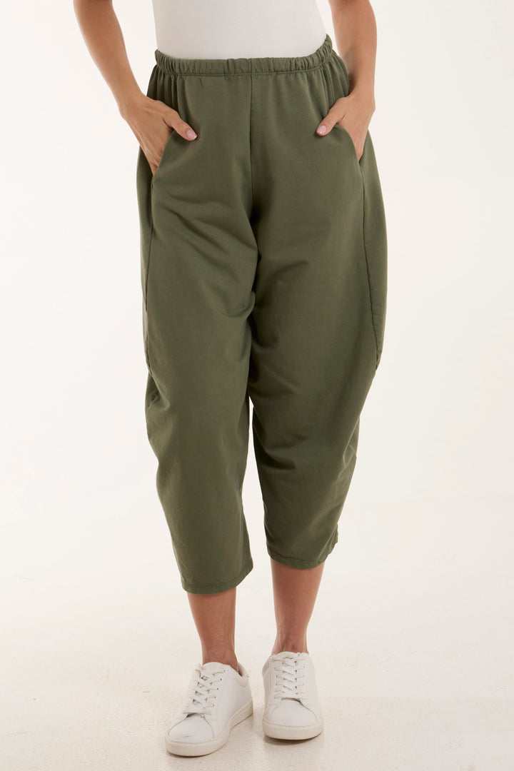 Jersey Pockets Relaxed Fit Trousers