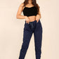 Italian Glitter Drawstring Waistband Magic Pants