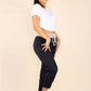 Italian Plain Drawstring Cotton Joggers