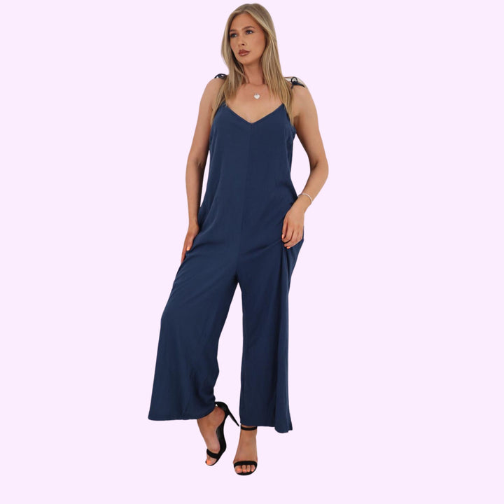 Italian Shoulder Strap Jumpsuits