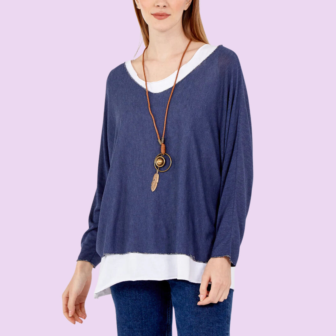 Necklace Double Layer Top