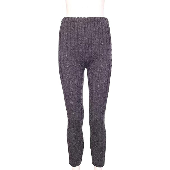 Chunky Cable Knitted Leggings