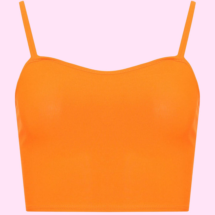 Plain Sleeveless Cami Bra