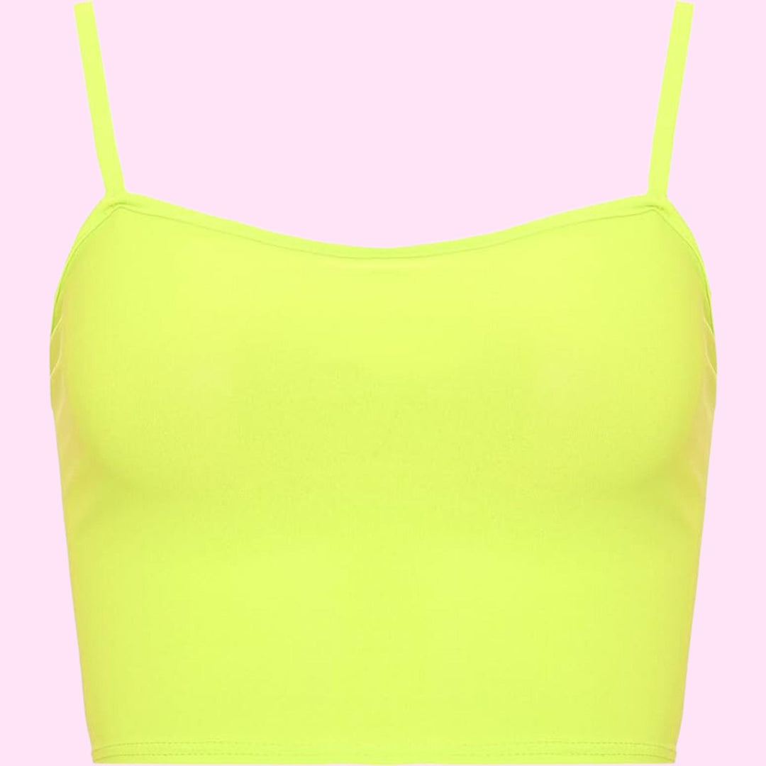 Plain Sleeveless Cami Bra