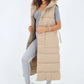 Italian Belted Hooded Long Gilet