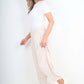 Italian Plain Linen Hareem Pants