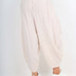 Italian Plain Linen Hareem Pants