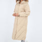 Italian Quilted Hooded Long Jacket Coat
