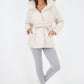 Italian Belted Hooded Jacket Coat