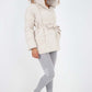 Italian Belted Hooded Jacket Coat