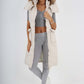 Italian Padded Pockets Hooded Long Gilet
