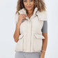 Italian Padded Pockets Hooded Gilet