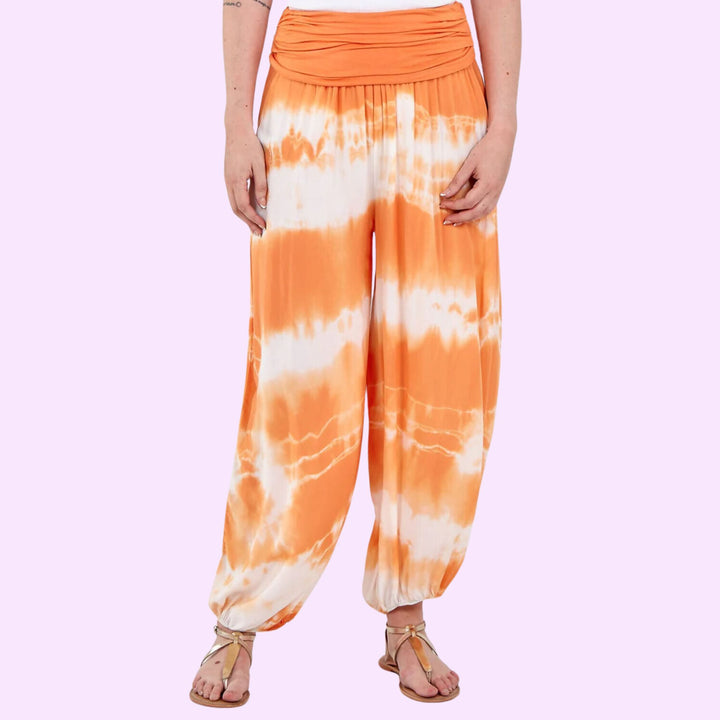 TIE DYE HAREM TROUSERS