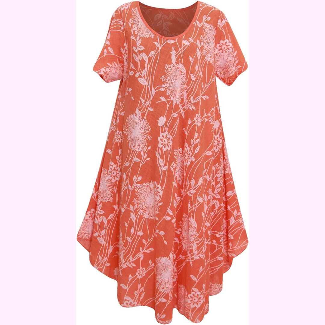 Italian A-Line Flowy Swing Dress