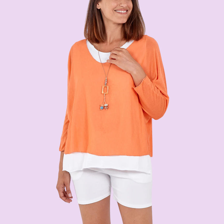 Necklace Double Layer Top