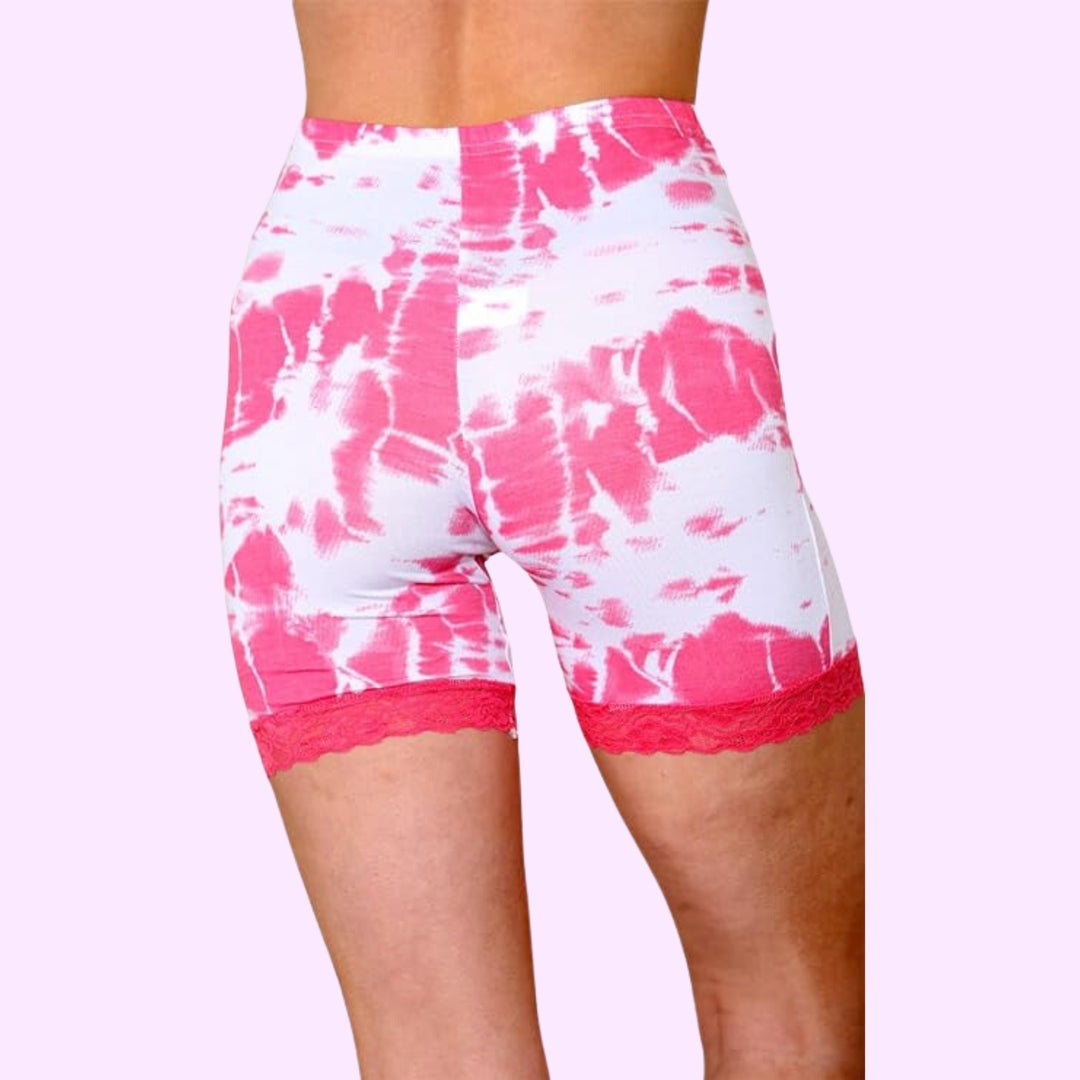 Tie Dye Print Cycling Shorts