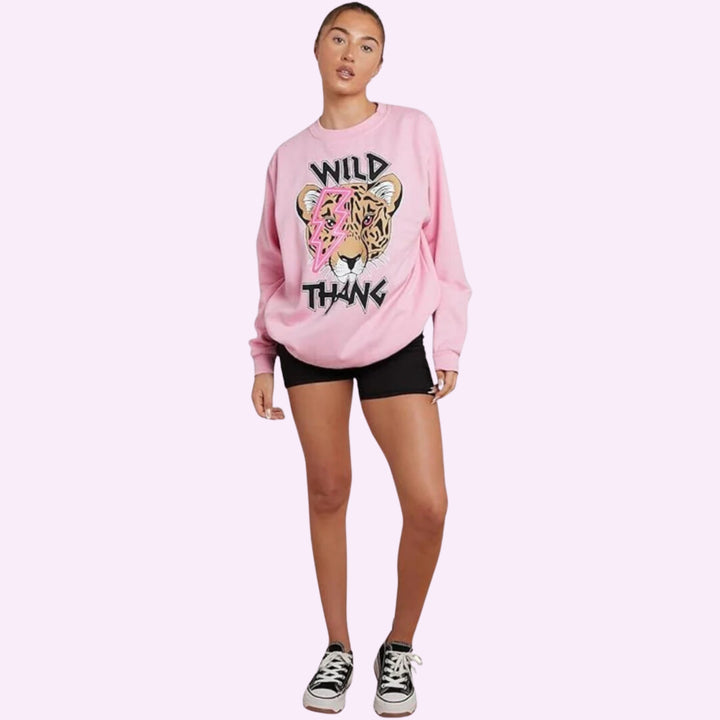 Wild Thang Tiger Print Sweatshirt