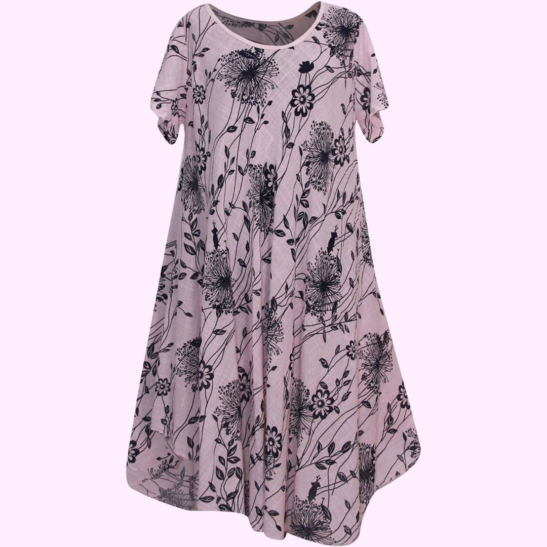 Italian A-Line Flowy Swing Dress