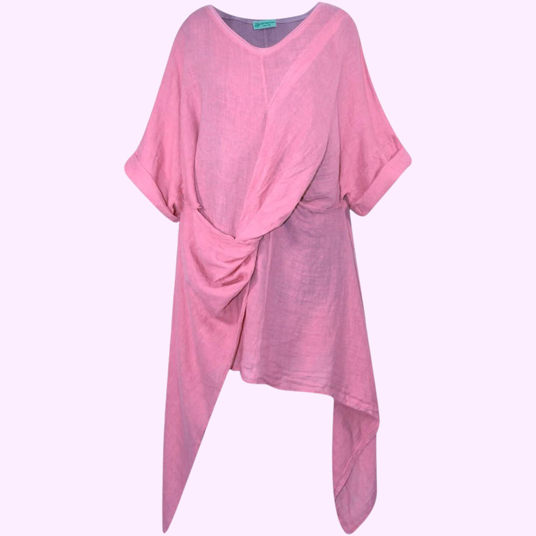 Italian Tunic wrap Front Top