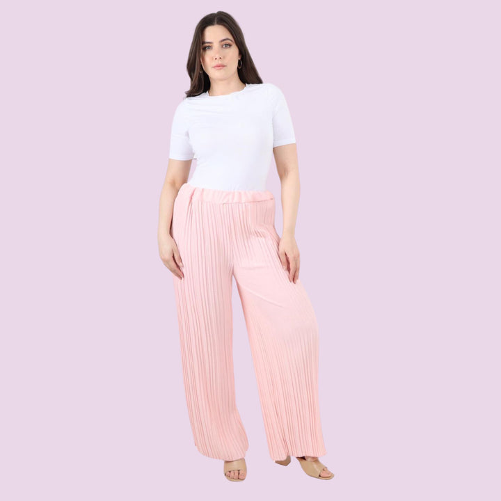 Pleated Elasticated Waist Trouser