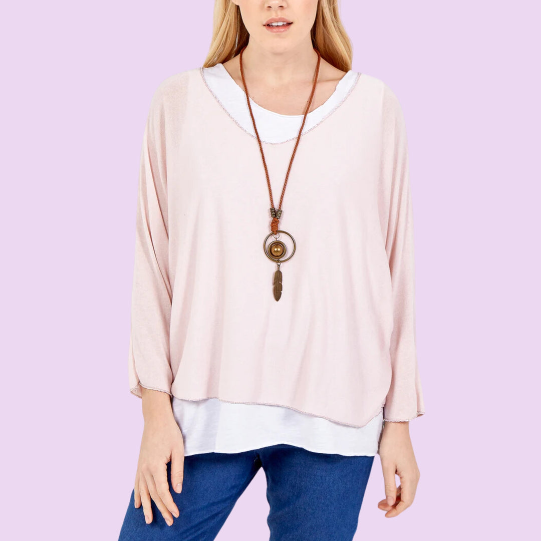 Necklace Double Layer Top