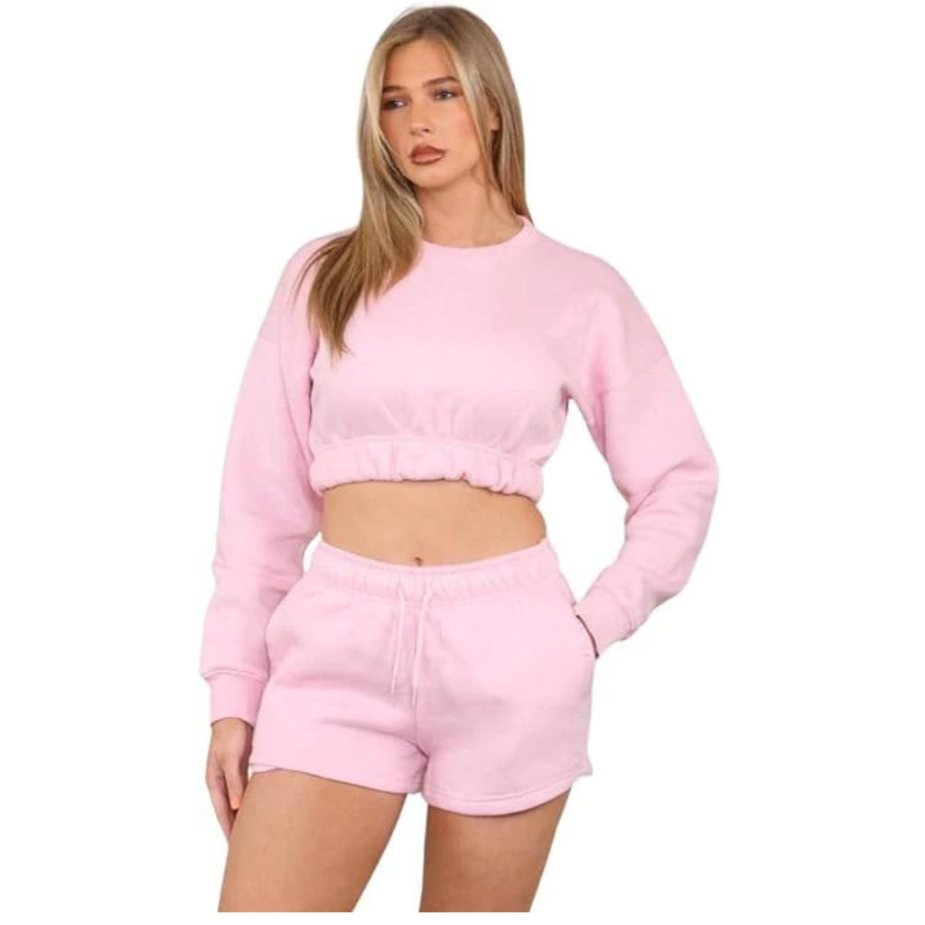 Fleece 2-Piece Jumper & Short Set