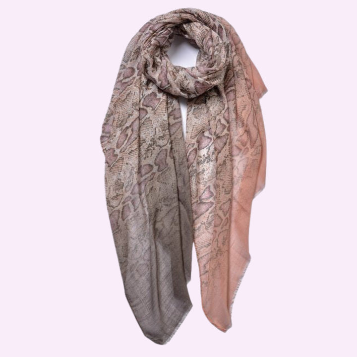 Snake Pattern Print Scarf