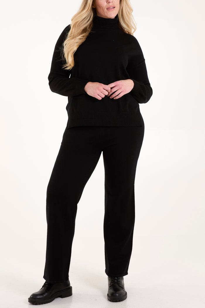 Roll Neck Fine Knit Co-Ord