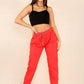 Italian Glitter Drawstring Waistband Magic Pants