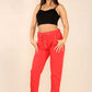 Italian Glitter Drawstring Waistband Magic Pants