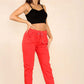 Italian Glitter Drawstring Waistband Magic Pants