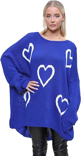 5 Heart Oversized Jumper