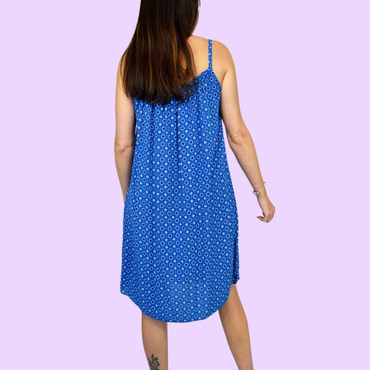 Abstract Spot Italian Sun Dress