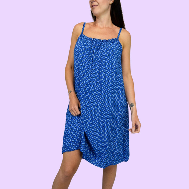 Abstract Spot Italian Sun Dress