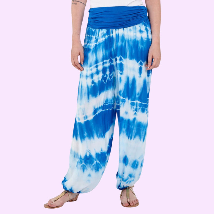 TIE DYE HAREM TROUSERS