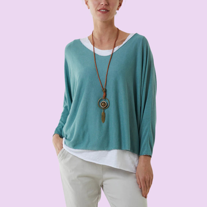 Necklace Double Layer Top