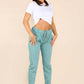 Italian Glitter Drawstring Waistband Magic Pants