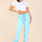 Italian Glitter Drawstring Waistband Magic Pants