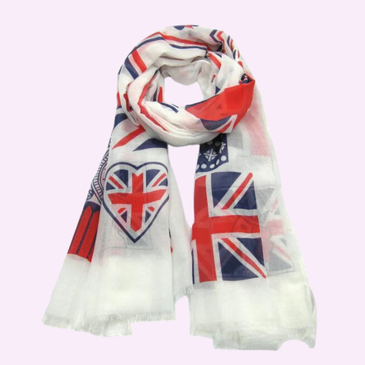 Union Jack Print Scarf