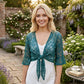Floral Lace Sequin Shrug