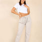 Italian Glitter Drawstring Waistband Magic Pants