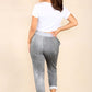 Italian Plain Drawstring Cotton Joggers